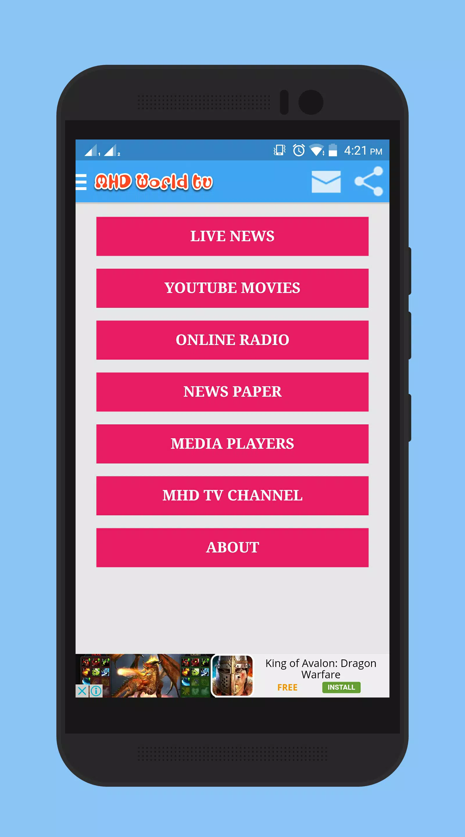 Mhd world tv Tangkapan skrin 2