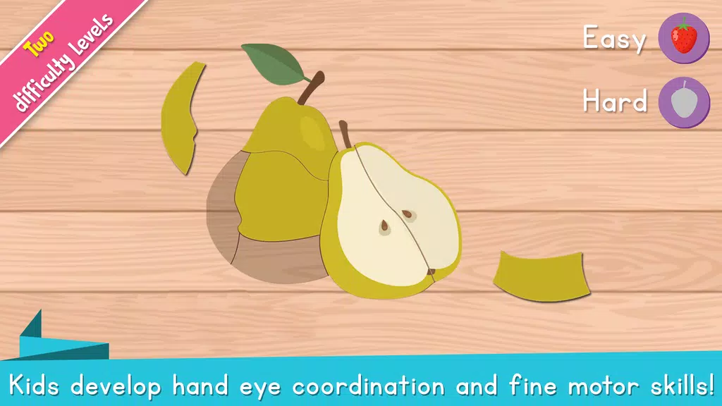 Food Puzzle for Kids Ekran Görüntüsü 0