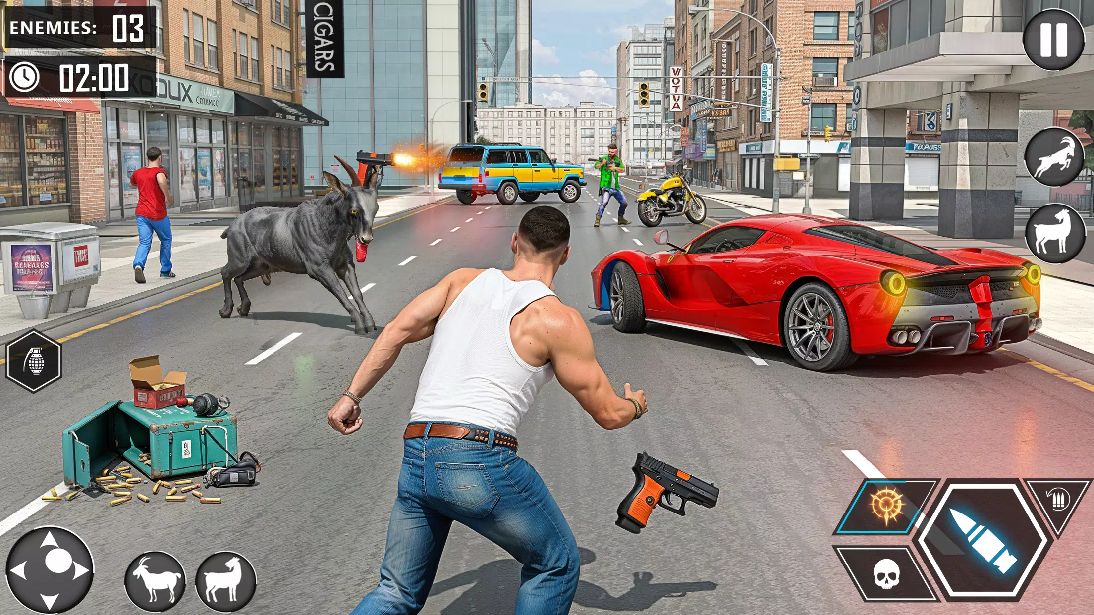 Angry Goat Fun Simulator 스크린샷 2