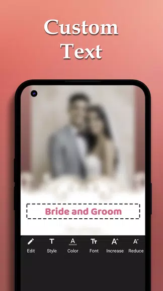 Custom Wedding Cards Maker スクリーンショット 1