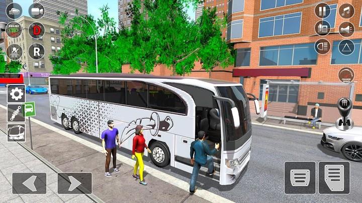 Bus Simulator Bus Driving Game ภาพหน้าจอ 1