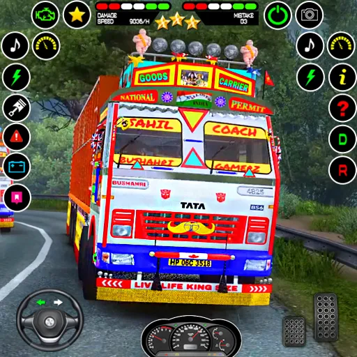 Indian Lorry Truck Game Sim 3D Captura de pantalla 0