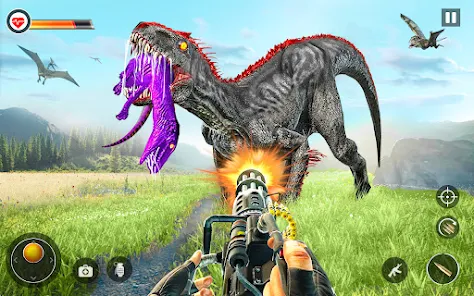 Dino Hunter Sniper 3d: Dinosaur Free FPS Shooting Screenshot 2