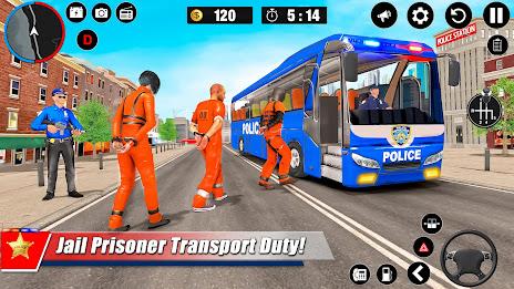 Police Bus Simulator Bus Games Screenshot 1