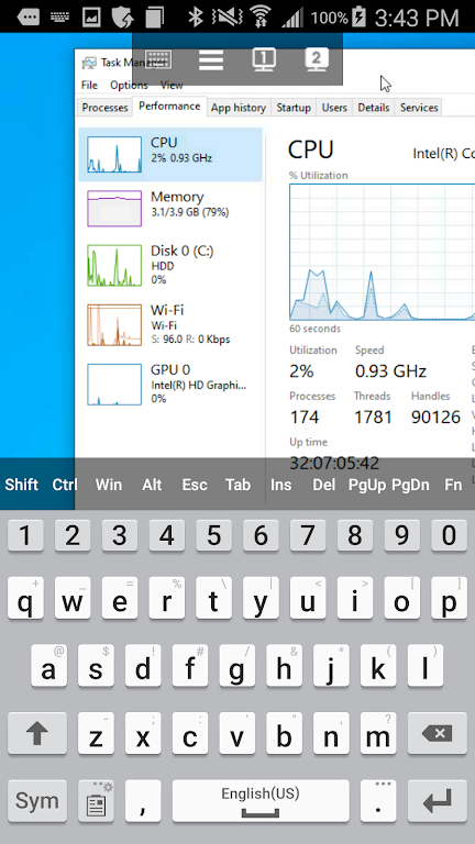 DualMon Remote Access Скриншот 1