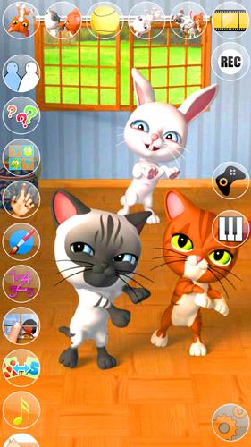 Talking 3 Friends Cats & Bunny Captura de tela 2
