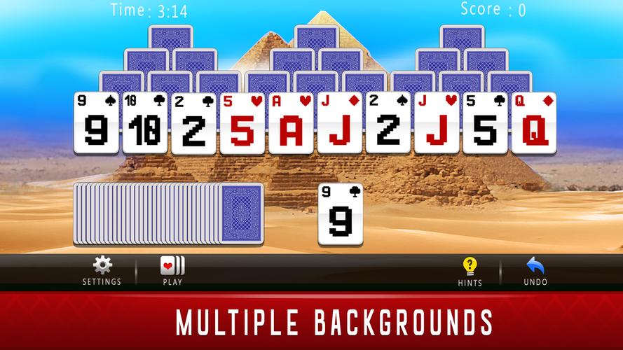 TriPeaks Solitaire Classic 스크린샷 2