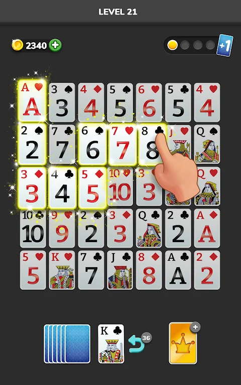 Solitaire 3D - Tripeaks Puzzle Ekran Görüntüsü 2