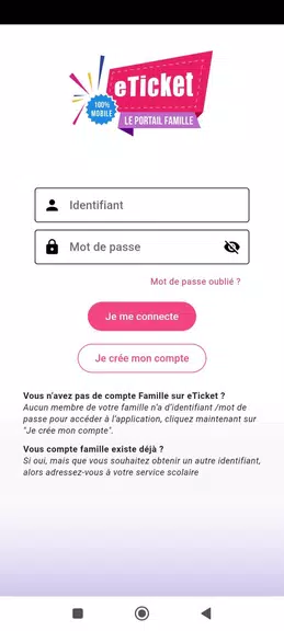 eTicket Famille Screenshot 0
