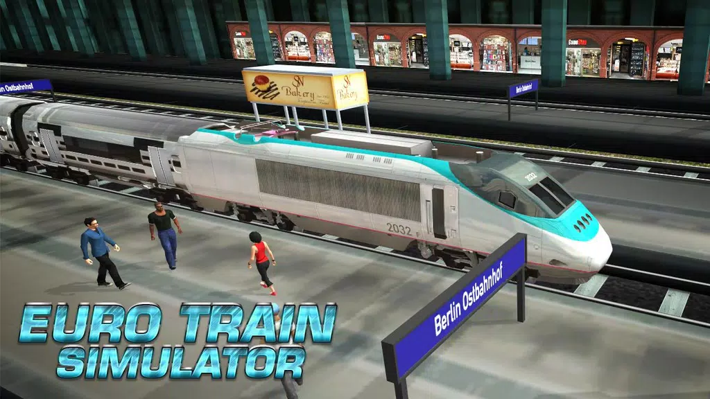 Euro Bullet Train Simulator 스크린샷 0