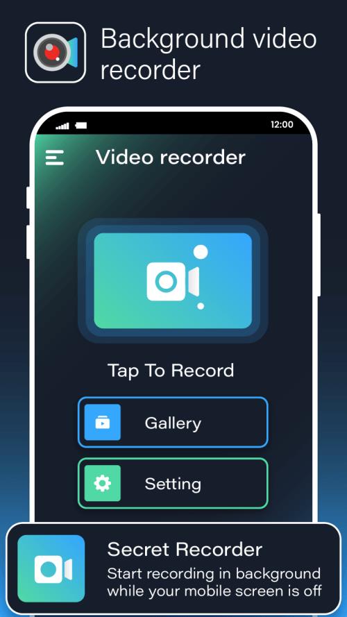 Background Video Recorder Cam স্ক্রিনশট 0