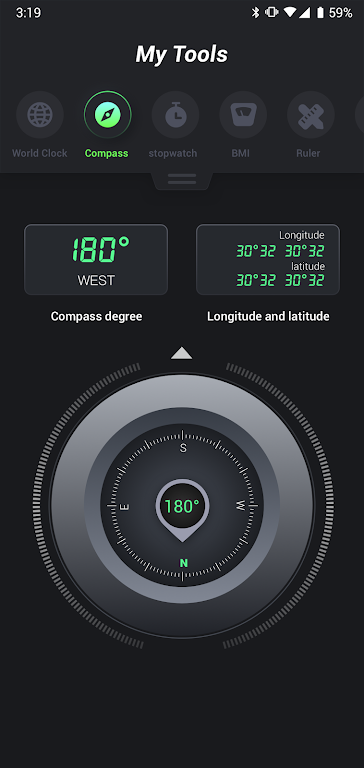 My Tool - Compass, Timer & VPN Ekran Görüntüsü 2