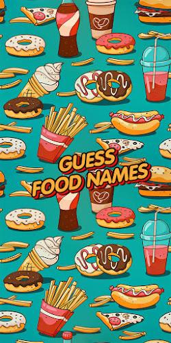 Guess food games スクリーンショット 0