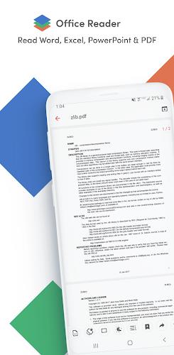 Office Reader - PDF,Word,Excel Скриншот 0