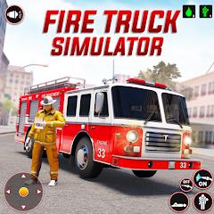 Fire Truck Sim: Truck Games Mod