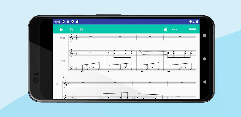 Score Creator: Escrever música Captura de tela 0