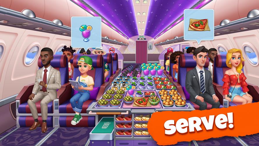Airplane Cooking - Chef Game 스크린샷 0