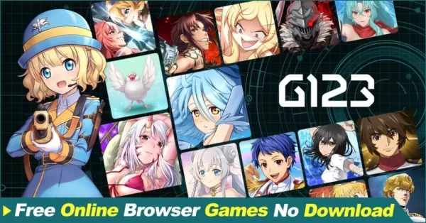 Скриншот игровой платформы G123 в браузере