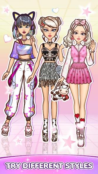 DIY Paper Doll Dress Up Mod 스크린샷 3