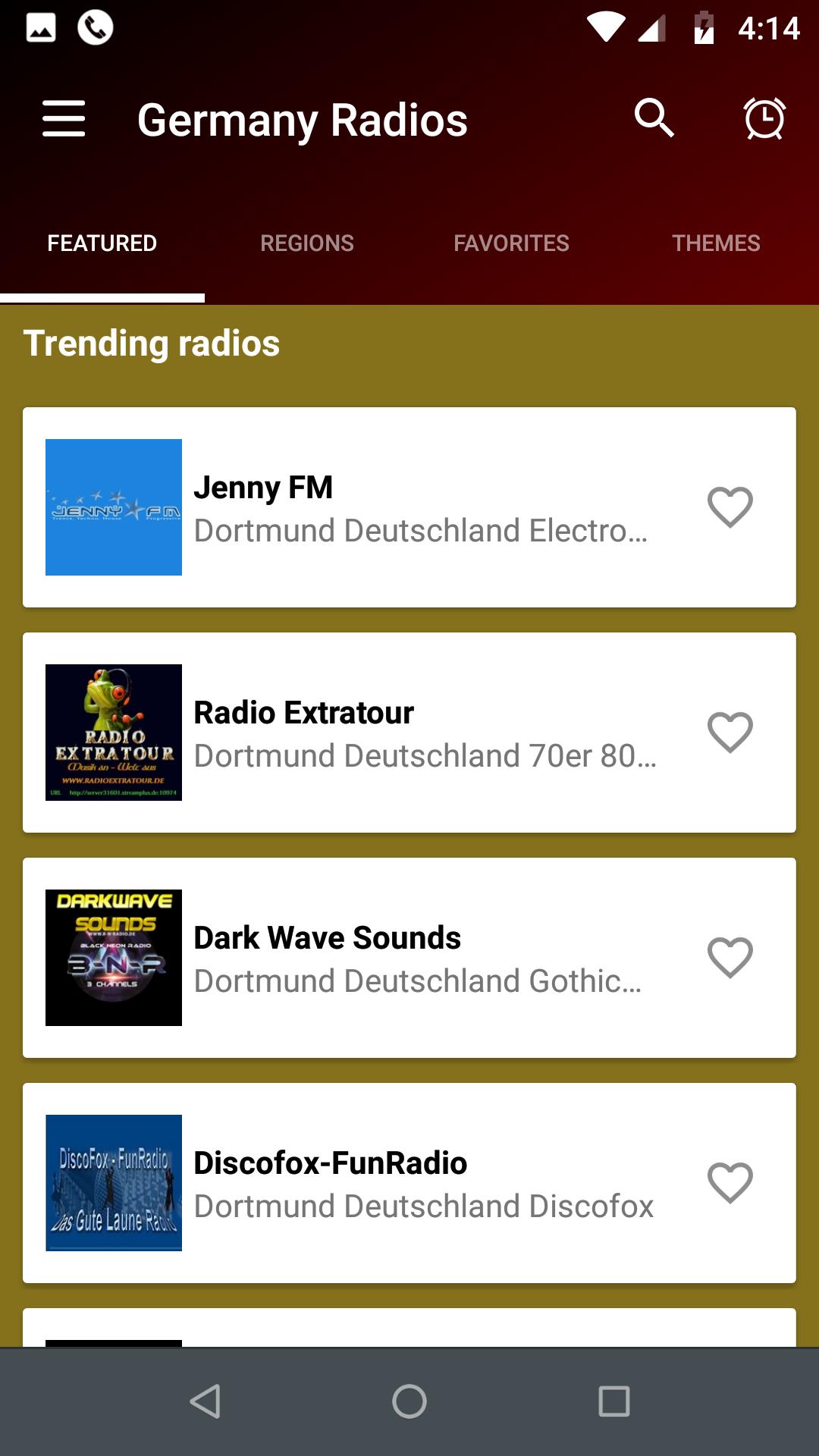 DE Radio App: German Stations Captura de pantalla 2