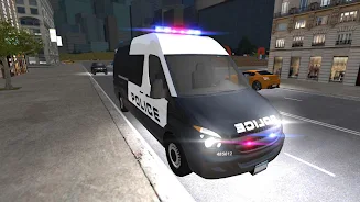 American Police Van Driving Tangkapan skrin 2