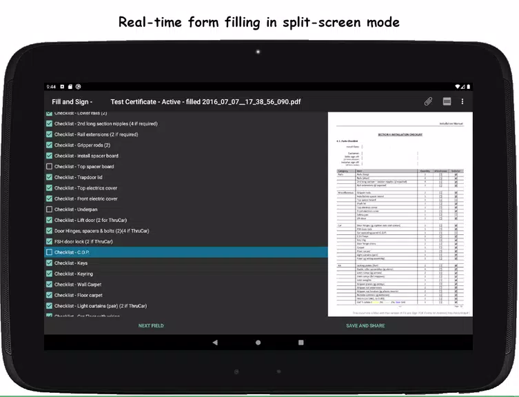 Fill and Sign PDF Forms Tangkapan skrin 2