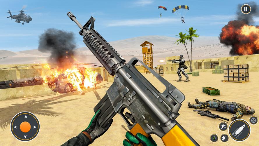 Gun Games Offline 3D Shooting Скриншот 1