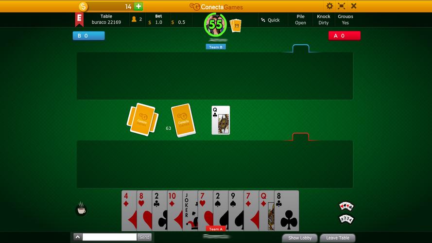 Buraco - Canasta Capture d'écran 1