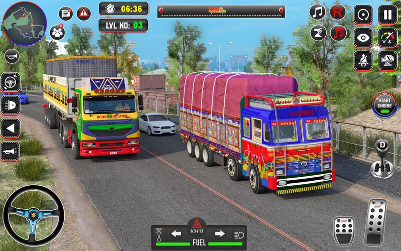 Indian Truck Drive Truck Games Ekran Görüntüsü 3