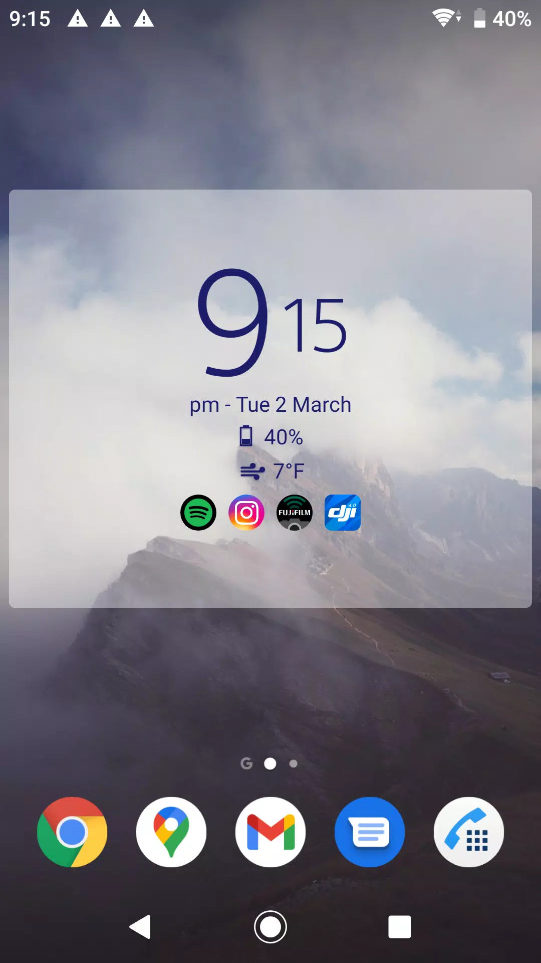 Digital Clock & Weather Widget应用截图第1张