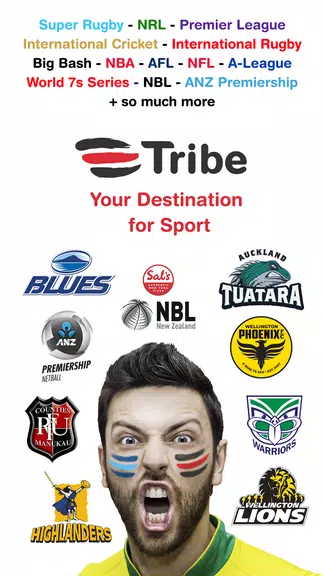 Tribe: Live Sports Scores 스크린샷 0