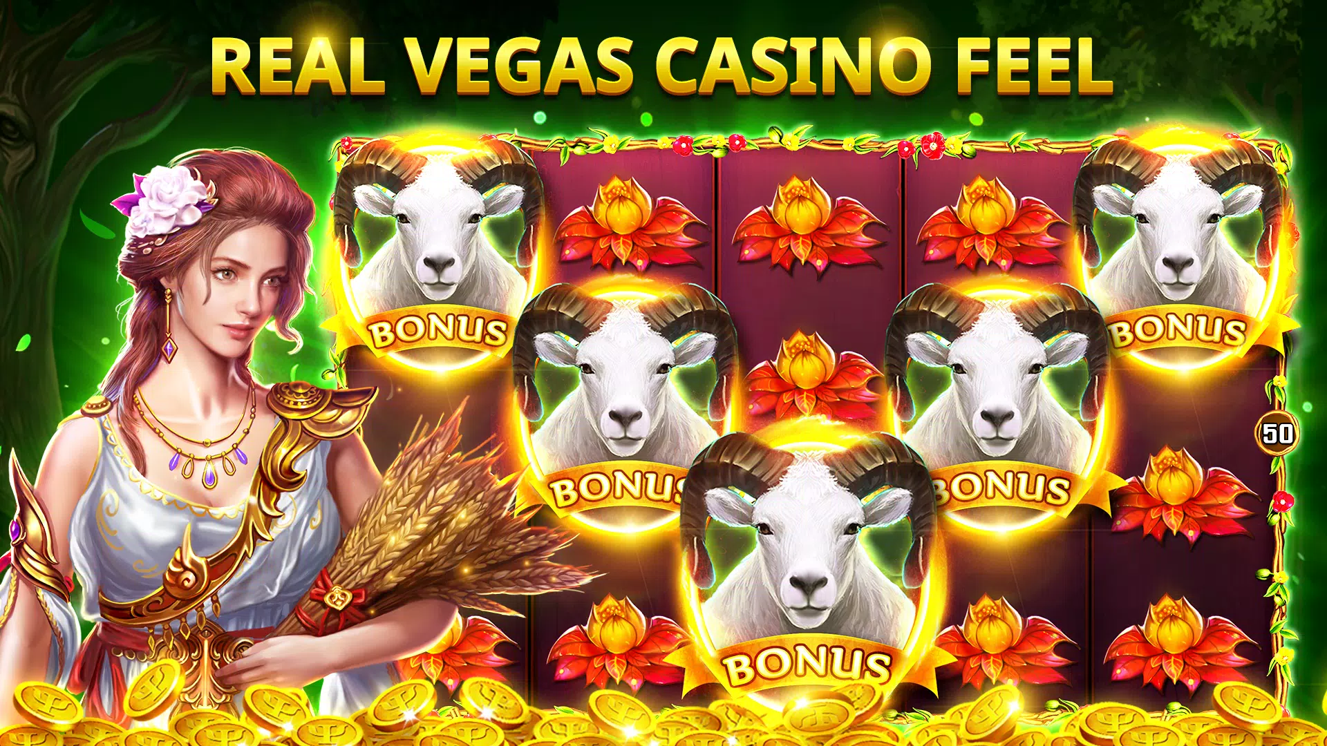 slots Myth - Slot Machines MOD Zrzut ekranu 1