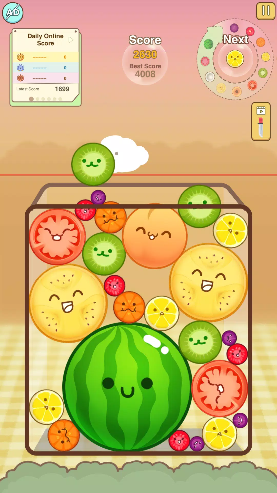 Watermelon Merge Game スクリーンショット 0