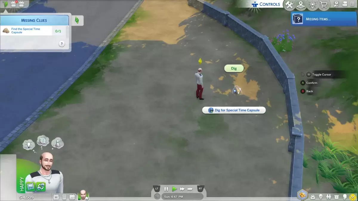 Kapsul masa istimewa sebagai sebahagian daripada letupan Sims 4 dari acara masa lalu.