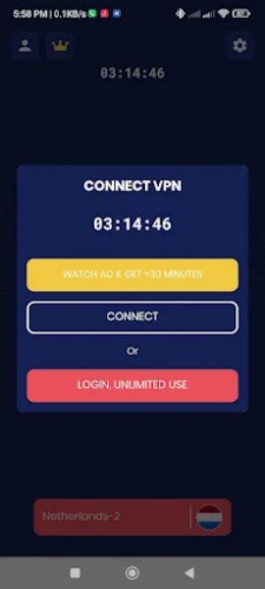 IRSPEEDY VPN Fast & Private Schermafbeelding 1