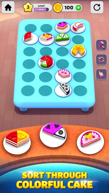 Cake Sort 3D - Sorting Games Capture d'écran 0