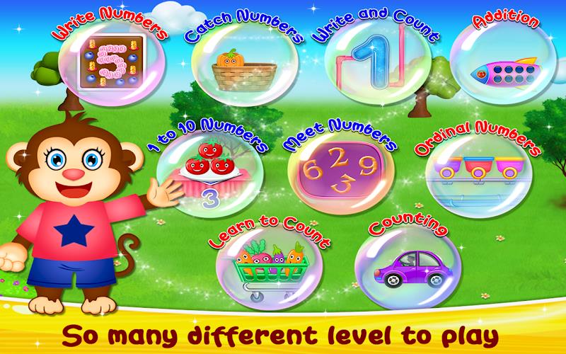 Baby Numbers Learning Game Schermafbeelding 1