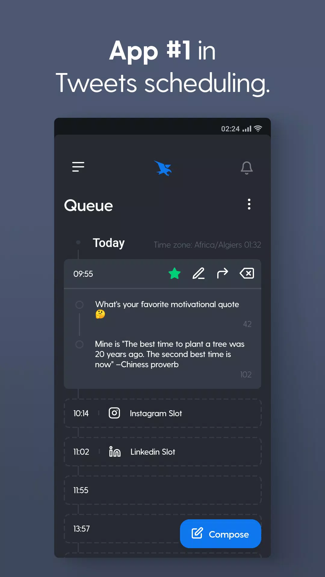 Hypefury - Companion app Ekran Görüntüsü 1