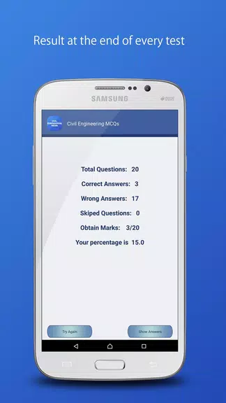 Civil Engineering MCQs Screenshot 2