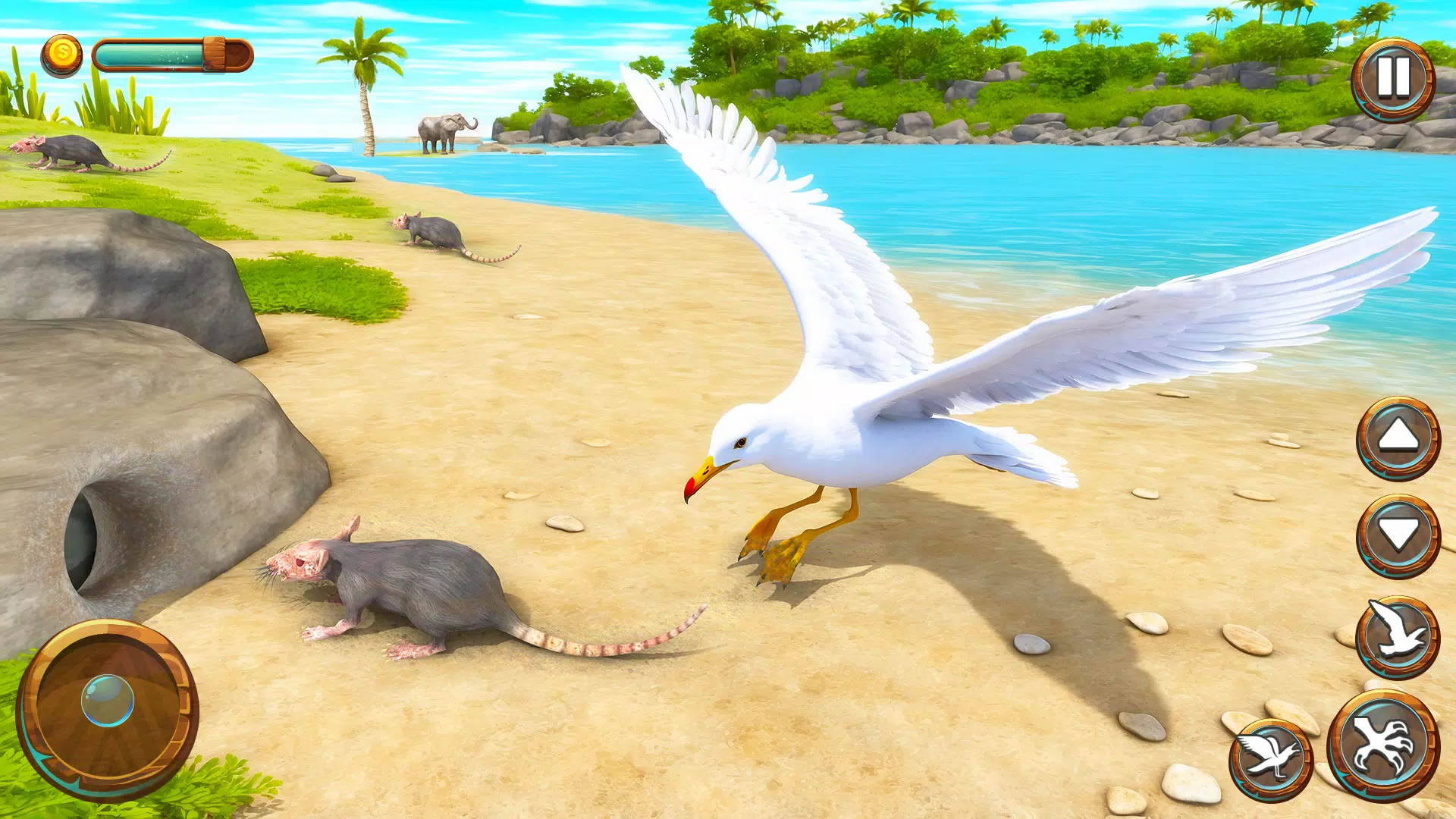 Seagull Bird Life Simulator Captura de pantalla 1