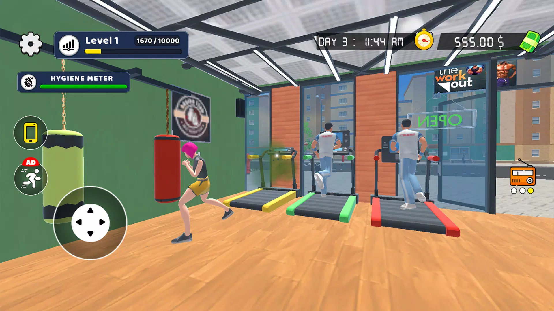 Boxing Workout Simulator Game Скриншот 2