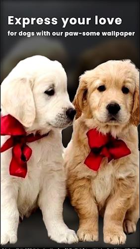 Puppy Love: Cute Dog Wallpaper Zrzut ekranu 0