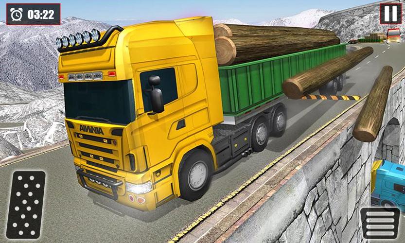 Offroad Snow Trailer Truck Dri Скриншот 2