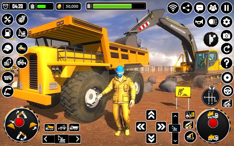 City Heavy Excavator Crane 3D 스크린샷 0