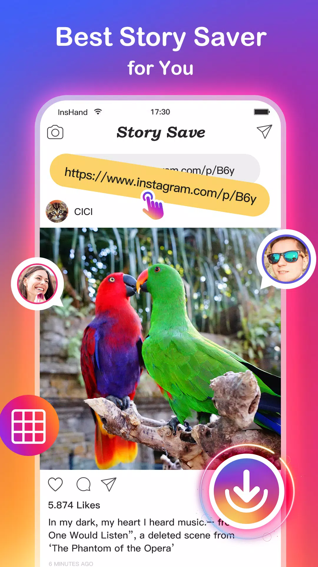 SaveIG for Instagram - Save videos reels photos スクリーンショット 0