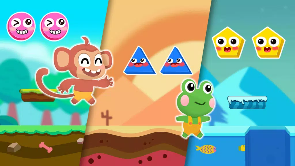 Kids Games : Shapes & Colors Schermafbeelding 2