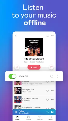 Deezer: Music & Podcast Player ภาพหน้าจอ 3