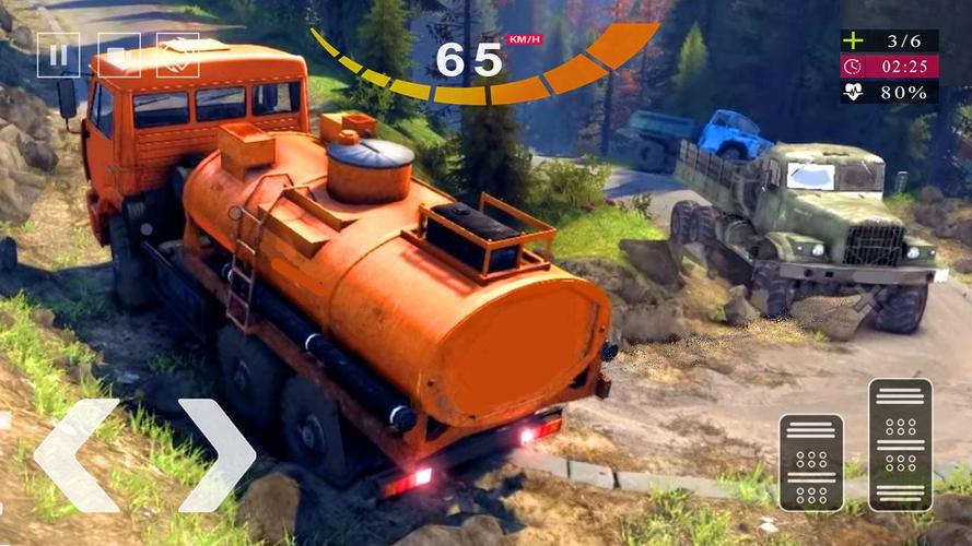 Oil Tanker Truck Games - Truck Tangkapan skrin 1