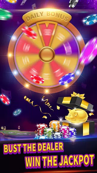 BlackJack 21 lite offline game 스크린샷 2