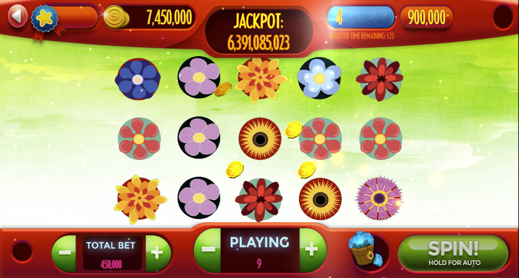 Flowers-Slot Machine 스크린샷 1